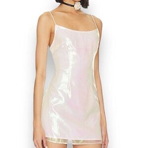 Superdown Rosalind Iridescent Mini Dress